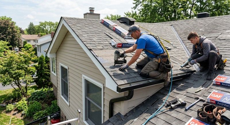 A Frame Roof Repair in Accomack County, VA