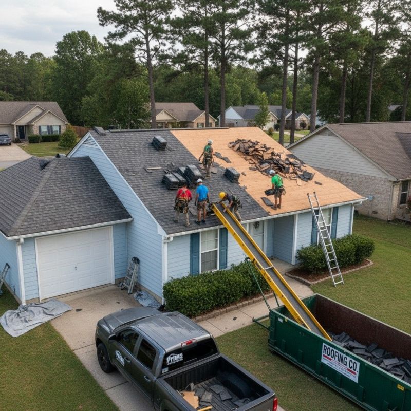 Asphalt Roof Replacement in Chincoteague Island, VA