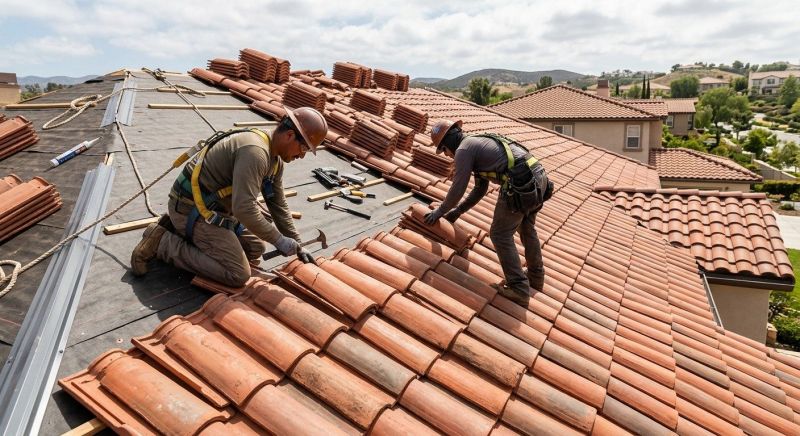 Barrel Tile Roof Installation in Accomack County, VA