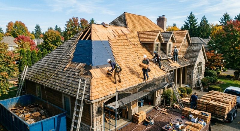 Cedar Roof Replacement in Accomack County, VA