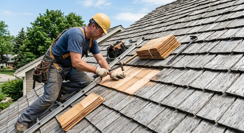 Cedar Shake Roof Repair in Accomack County, VA