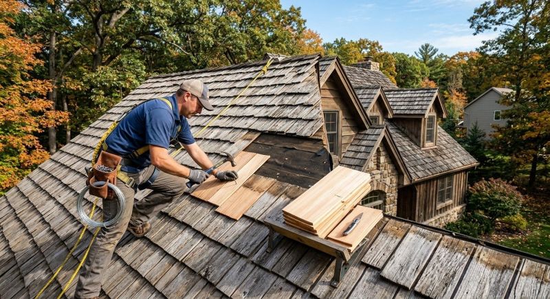 Cedar Shingles Repair in Pocomoke City, MD