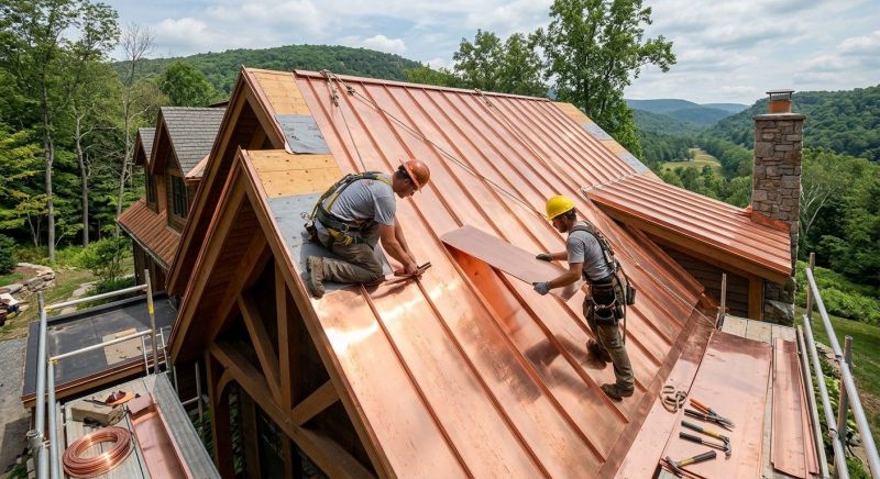 Copper Roof Installation in Accomack County, VA