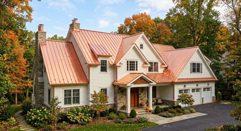 Copper Roof Replacement in Accomack County, VA