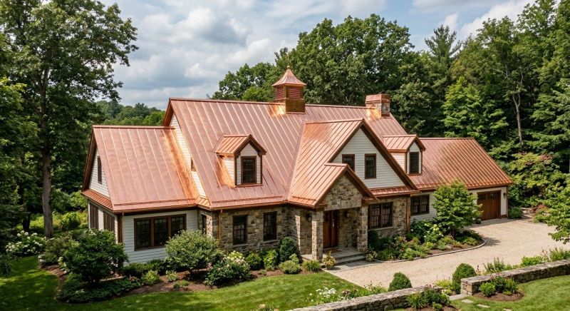 Copper Roof Replacement in Accomack County, VA