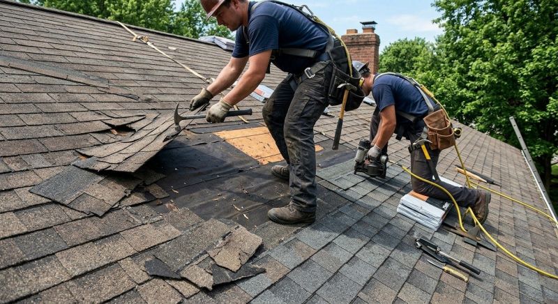 Damaged Roof Repair in Chincoteague Island, VA