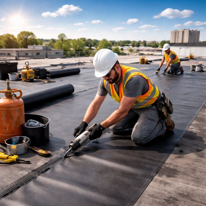 Epdm Roof Installation in Accomack County, VA