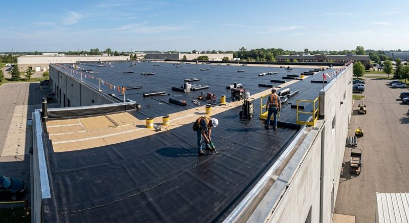 Epdm Roof Installation in Accomack County, VA