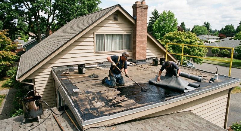 Flat Roof Tar Repair in Accomack County, VA