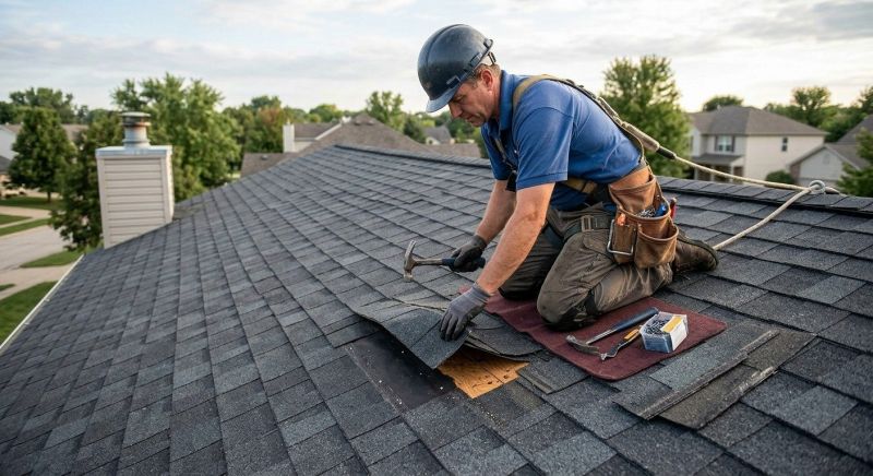 Hip Roof Shingle Repair in Accomack County, VA