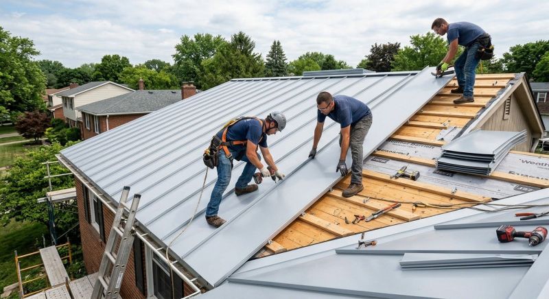 Metal Roof Installation in Accomack County, VA
