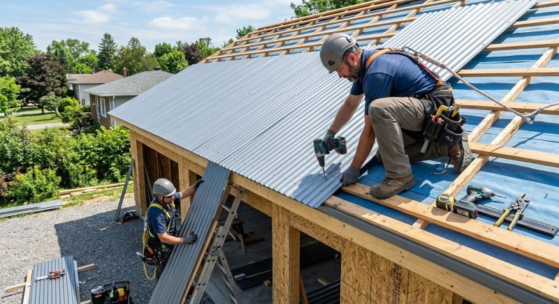 Metal Roof Installation in Pocomoke City, MD