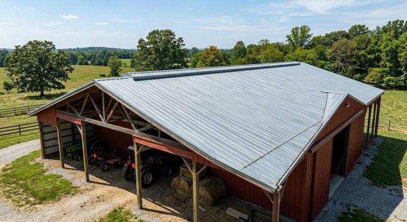 Pole Barn Roof Repair in Accomack County, VA