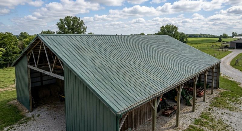 Pole Barn Roof Repair in Pocomoke City, MD