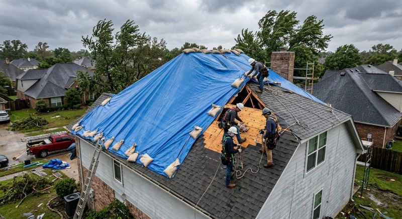 Roof Damage Restoration in Chincoteague Island, VA