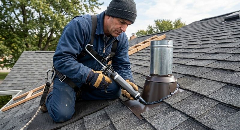 Roof Vent Flashing Repair in Accomack County, VA