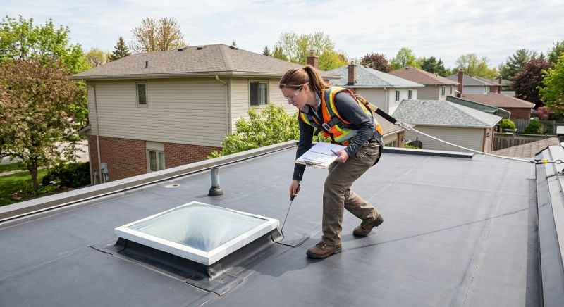 Rubber Roof Inspection in Accomack County, VA