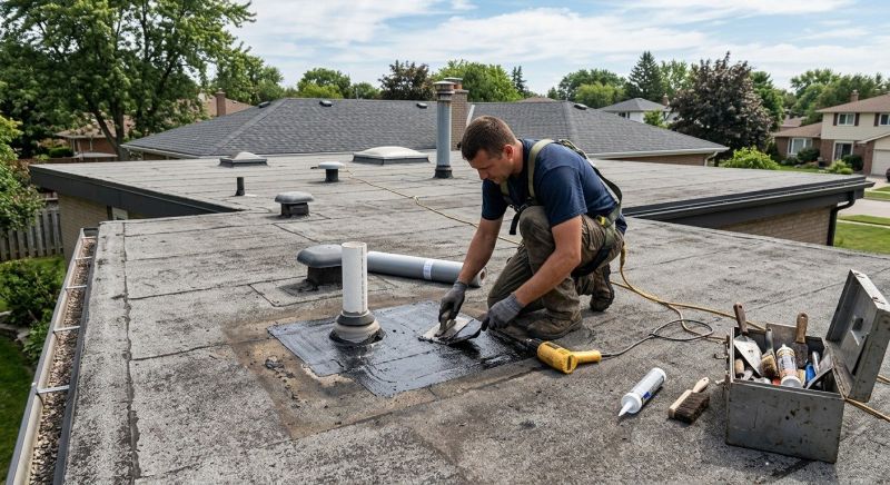 Rubber Roof Repair in Accomack County, VA