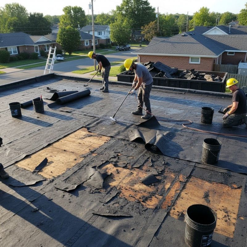 Rubber Roof Repair in Pocomoke City, MD