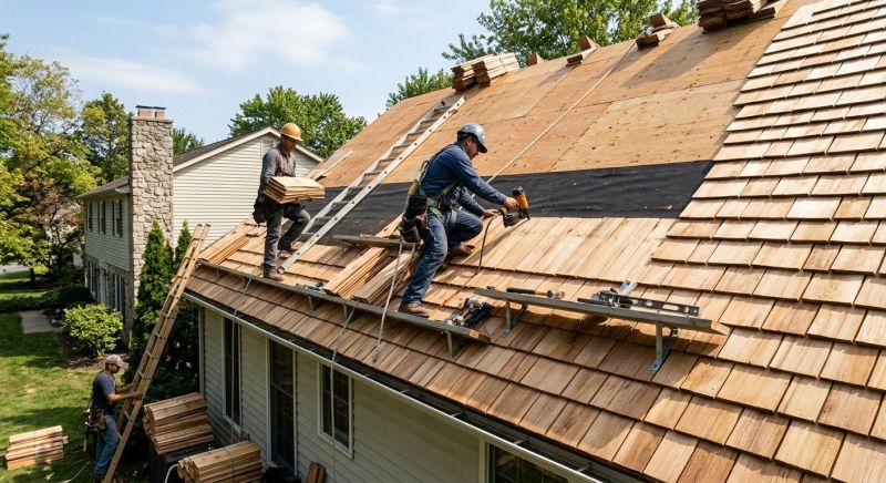 Shake Roof Replacement in Chincoteague Island, VA