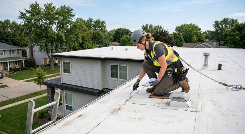 Single Ply Roof Inspection in Accomack County, VA