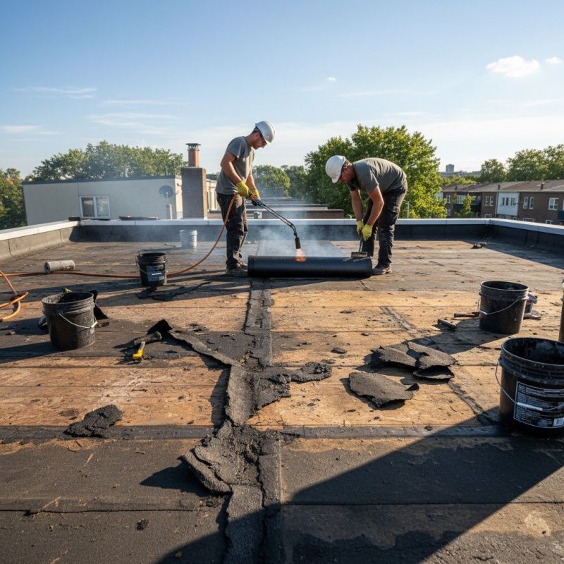 Single Ply Roof Repair in Chincoteague Island, VA