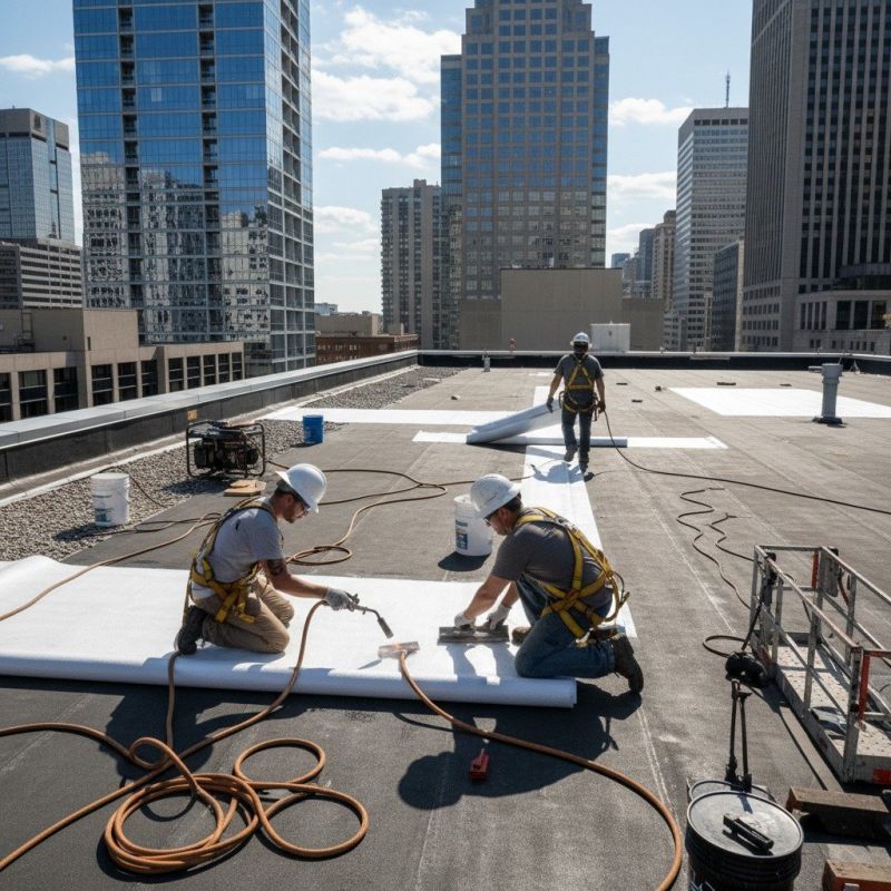 Single Ply Roof Repair in Accomack County, VA