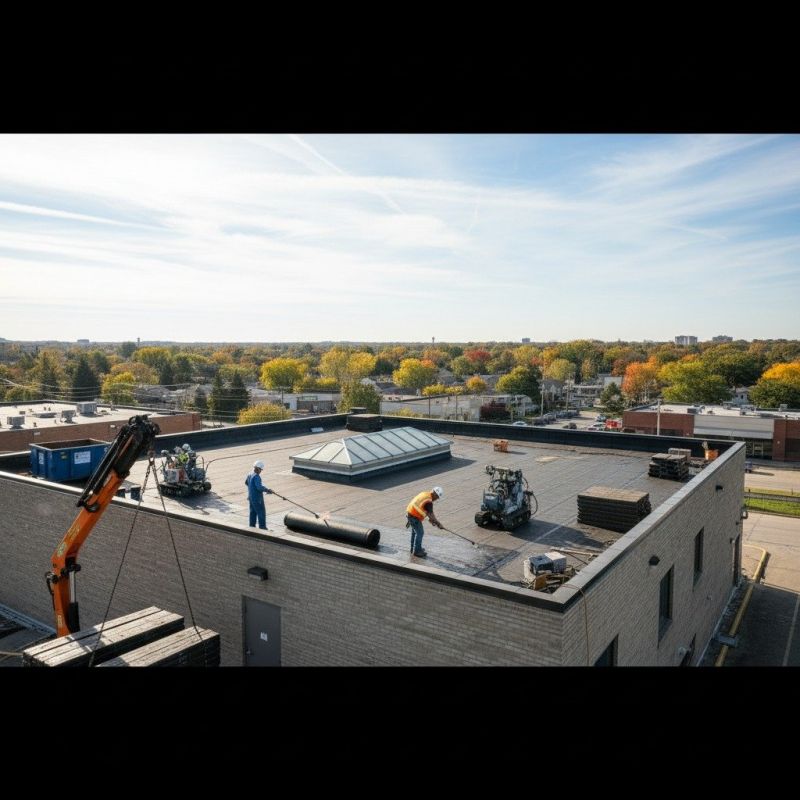 Single Ply Roof Replacement in Pocomoke City, MD