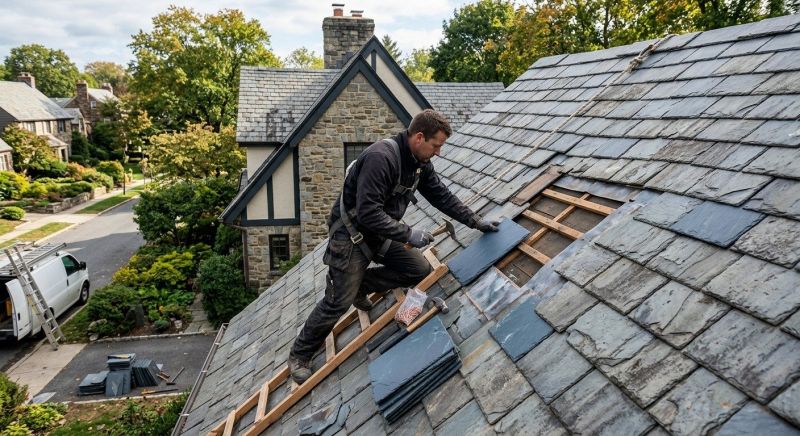Slate Roof Repair in Accomack County, VA