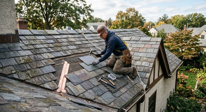 Slate Roof Repair in Pocomoke City, MD