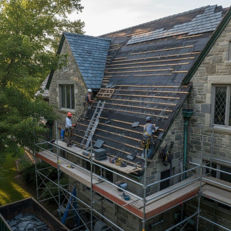 Slate Roof Replacement in Pocomoke City, MD