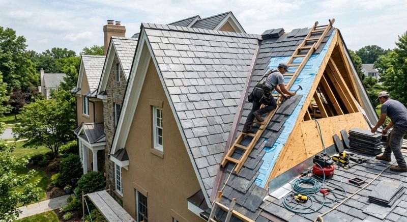 Slate Shingle Replacement in Accomack County, VA