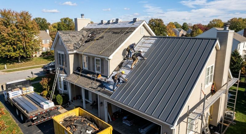Steel Roof Replacement in Accomack County, VA
