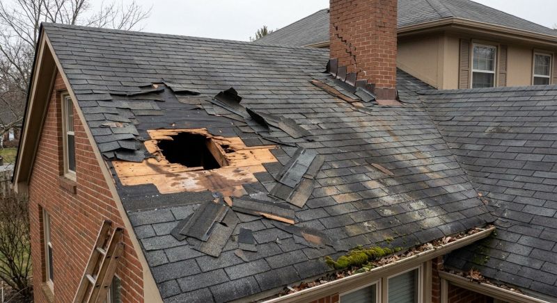 Storm Damage Roof Repair in Accomack County, VA
