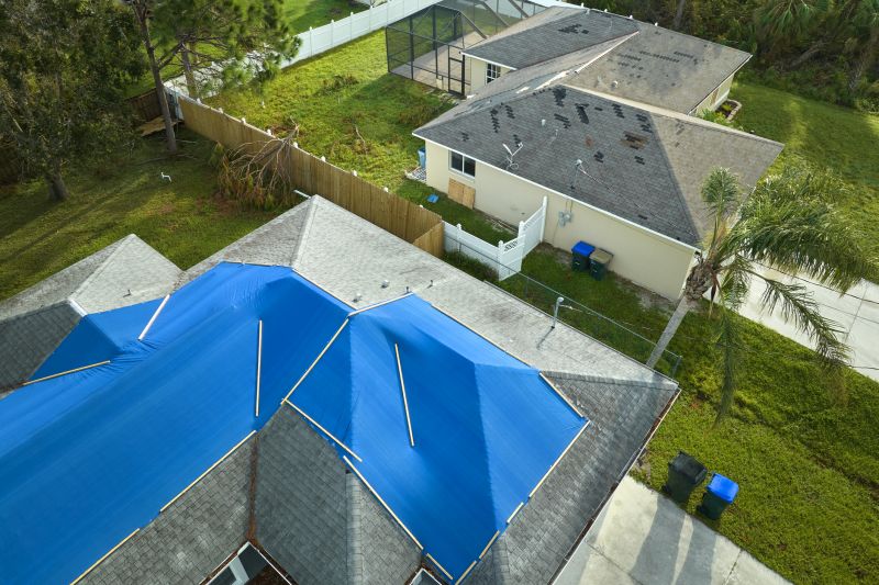 Storm Damage Roof Tarping in Accomack County, VA