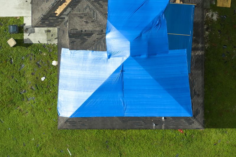 Storm Damage Roof Tarping in Accomack County, VA