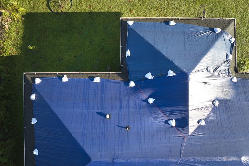 Storm Damage Roof Tarping in Accomack County, VA
