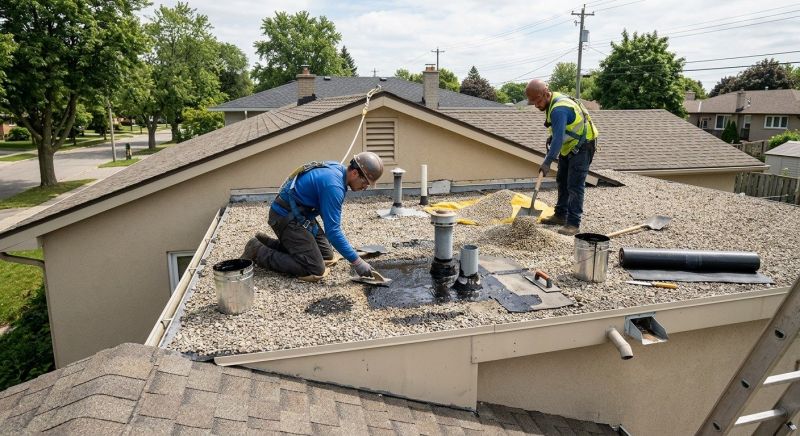 Tar And Gravel Roof Repair in Chincoteague Island, VA