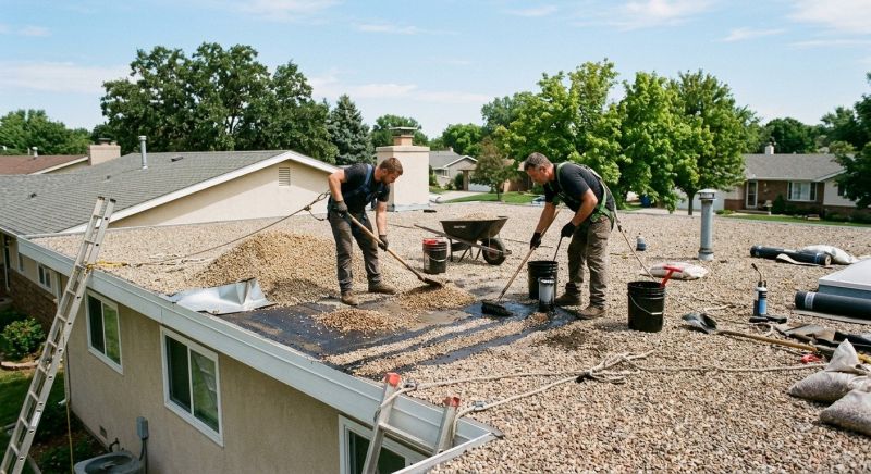 Tar And Gravel Roof Repair in Chincoteague Island, VA