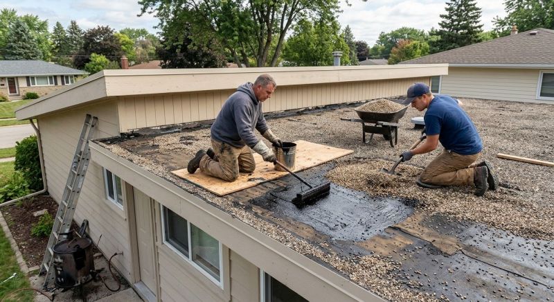 Tar And Gravel Roof Repair in Accomack County, VA