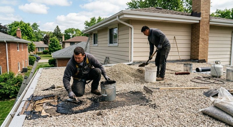 Tar And Gravel Roof Repair in Pocomoke City, MD