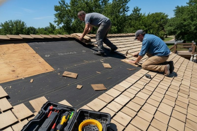 Wood Shake Roof Repair in Chincoteague Island, VA