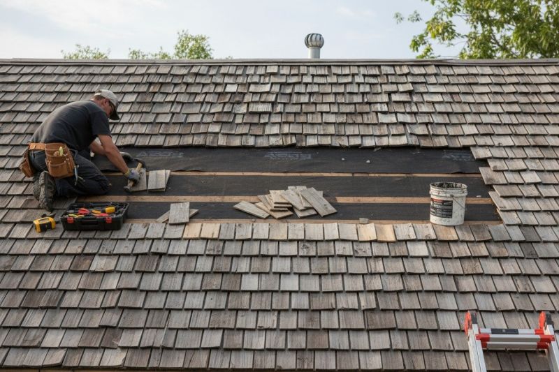 Wood Shake Roof Repair in Accomack County, VA