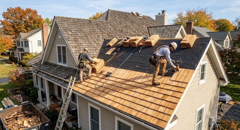 Wood Shake Roof Replacement in Pocomoke City, MD
