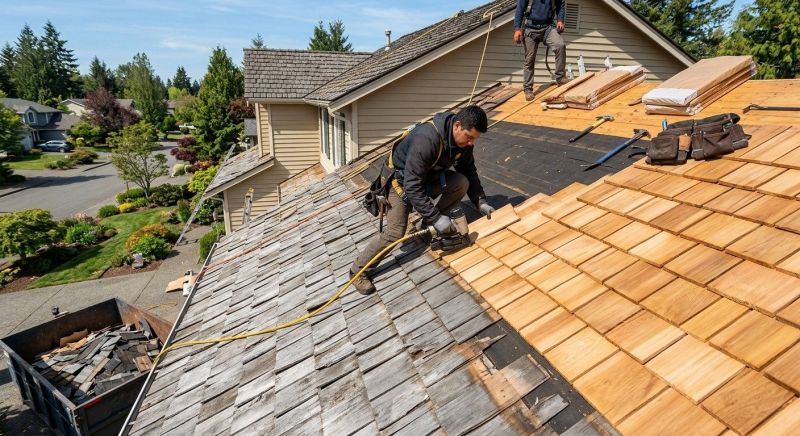 Wood Shingle Roof Replacement in Accomack County, VA